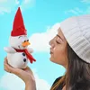 Kögler Labertier Plüsch Schneemann Casper rot plappert Produktbild-Vorschau 2