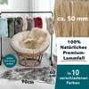 Echtfell Audrey flauschiges Schaffell  Umber 90x60 cm Produktbild-Vorschau 6