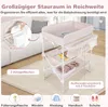 COSTWAY 5 in 1 Wickelkommode, Wickeltisch, Wickelstation Produktbild-Vorschau 4