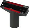 A black vacuum cleaner attachment with red bristles is shown against a white background. Produktbild-Vorschau
