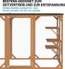 Wiltec Freilaufgehege Katzen 180 x 80 x 111,8 cm mit 3 Produktbild-Vorschau 3