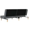 Design Schlafsofa 2-Sitzer Hellgrau Stoff, Schlafsofas 2024 Produktbild-Vorschau 8