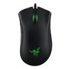 A black Razer DeathAdder Elite gaming mouse is shown from a top-down perspective against a white background. Produktbild-Vorschau