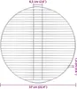vidaXL Grillrost Silber 57 x 57 cm Edelstahl Produktbild-Vorschau 5
