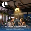 Stropný ventilátor s výkonom 40 W, s osvetlením a Bluetooth Náhľad obrázku produktu 6