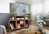 Wohnling Sideboard & TV Schrank Massiv 120 x 40  cm Produktbild-Vorschau 8