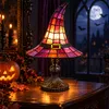 Gothic-Nachtlicht in Hexenhutform, Halloween-Tischlampe aus Produktbild-Vorschau 1