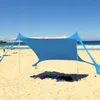 Strandsonnenschutz Elasthan 2,1x2x1,5 m – UV-Zelt mit Produktbild-Vorschau 3