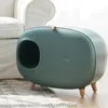 Makesure – Katzentoilette mit Standbeine, grün Produktbild-Vorschau 2