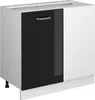 Eckschrank für Hausrat Vicco R-Line Schwarz Hochglanz 86 cm Produktbild-Vorschau 1