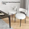 Puluomis Esszimmerstühle 8er Sets Küchenstühle Polsterstuhl Produktbild-Vorschau 2