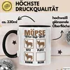 Möpse Hören Aufs Wort Tasse Geschenk Möpse Besitzer Mama Produktbild-Vorschau 3