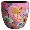 TS Collection - Bloempot Fiesta, fuchsia - 17x15 cm Productafbeelding-voorbeeld 1