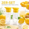 Zitronenpresse,2X Zitruspresse Mit Deckel Und Ausgießer Produktbild-Vorschau 4