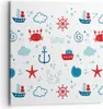 Bild auf Leinwand - Leinwandbild - Meer Boot Anker Schiff - Produktbild-Vorschau 1