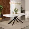 Ausziehbarer Esstisch,140/180*80 cm,geeignet für 6-8 Produktbild-Vorschau 5