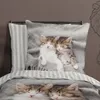 Duvet cover Pure 135x200 + 1* 80x80 cm - kitten cats Produktbild-Vorschau 6