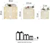 Prezenty LED z dekoracją Prezenty ciepły biały II Podgląd zdjęcia produktu 5