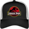 Spreadshirt Jurassic Park Klassisches Logo In Rot Mit T-Rex Produktbild-Vorschau 1