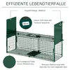 Outsunny Tierfalle, Lebendfalle, Mausfalle mit 2 Eingänge, Produktbild-Vorschau 6