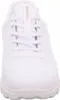 A close-up, front-facing view of a white sneaker. Produktbild-Vorschau