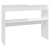 vidaXL Konzolový stolek vysoký lesk bílý 102x30x80 cm Náhled obrázku produktu 1