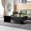 Table basse Sweiko, noir brillant. Tables d'appoint, tables Voir les images du produit 5