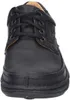 A front view of a black leather shoe. Anteprima dell’immagine prodotto