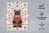 MuchoWow® Mauspad Mousepad Matrjoschka - Blumen - Katze Produktbild-Vorschau 2