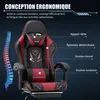 Chaise gaming ergonomique, avec repose-pieds, capacité de Voir les images du produit 7