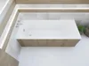 Baignoire rectangulaire 160x75 avec support de baignoire, Voir les images du produit 2