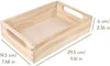 Creative Deco Große Holzkiste Obstkiste Korb | 29,5 x 19,5 Produktbild-Vorschau 2