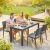 Gartenmöbel Set Sitzgruppe 5-teilig Breiter Tisch mit 4 Produktbild-Vorschau 8