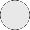A simple product shot of a round mirror with a black frame. Náhľad obrázku produktu