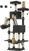 A multi-level cat tree with several cats on it, set against a white background. Náhled obrázku produktu