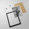 Gerahmtes Poster - Schwarzer Rahmen - Gesicht Grafiken Produktbild-Vorschau 4