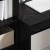 scrivania vidaXL look rovere nero 80 x 50 x 76 cm Anteprima dell’immagine prodotto 4