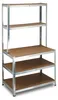 relaxdays Schwerlastregal 10020719_0 grau 100,0 x 60,0 x Náhled obrázku produktu 10