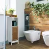 Relaxdays Badezimmerschrank, 3 Fächer, stehend, HBT: 96,5 x Produktbild-Vorschau 2