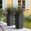 Prosperplast 3er-Set Blumentopf | Rato Square | Anthrazit | Anteprima dell’immagine prodotto 14