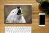 MuchoWow® Laptop Aufkleber Sticker Cover Wolf - Weiß - Tier Produktbild-Vorschau 2