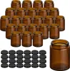 gouveo 24er Set Cremetiegel 150 ml aus Braunglas mit Produktbild-Vorschau 1