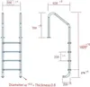Bazénový žebřík Uniprodo - 4 stupně Náhled obrázku produktu 6