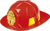 A red firefighter helmet with a yellow badge that says "FIRE CHIEF" and the number "1". Produktbild-Vorschau