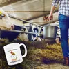 Huhn mit Eiern Kaffeebecher mit Spruch Ich kacke Frühstück Produktbild-Vorschau 3