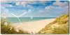 Wanduhr aus Glas – 60x30 cm - Glasbild - Glasuhr - Produktbild-Vorschau 1