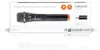 Lenco MCW-011BK Funkmikrofon dynamisch 6,3 mm Empfänger 15 Produktbild-Vorschau 7