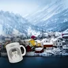 Schneemann im Schnee Glas Tasse Produktbild-Vorschau 3