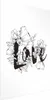 Posterpapier Poster - Love in Flowers 29.7x42 cm Text Produktbild-Vorschau 1