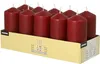 10 Papstar Stumpenkerzen Ø 40 mm, 90 mm bordeaux 17914 Produktbild-Vorschau 4